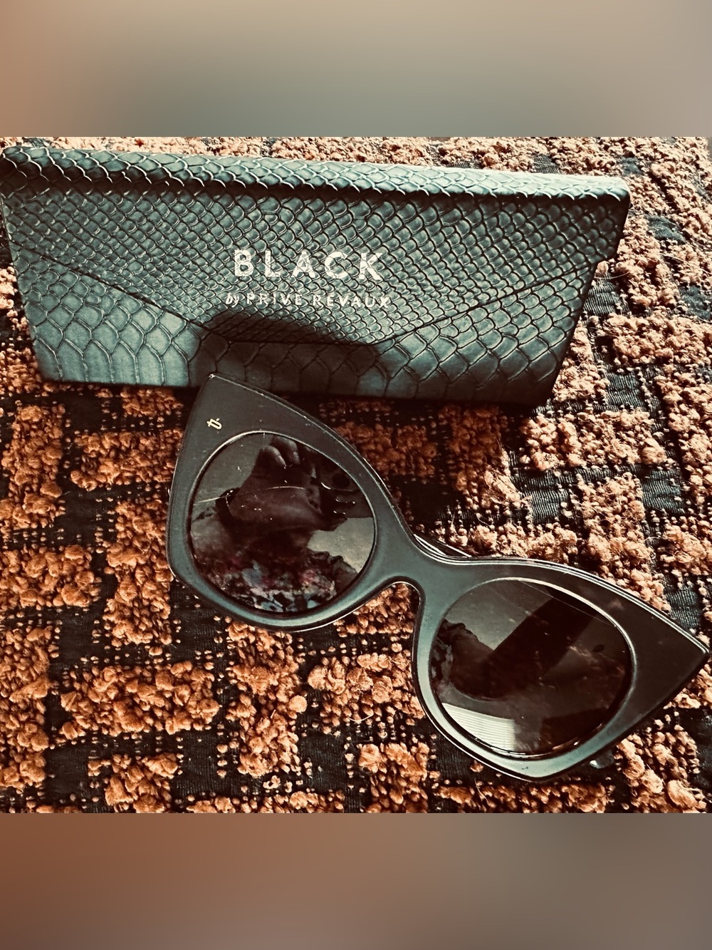 Black Oversized Women's Sunglasses by Black by Prive Revaux